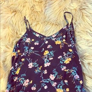 Cute blue flowery blouse